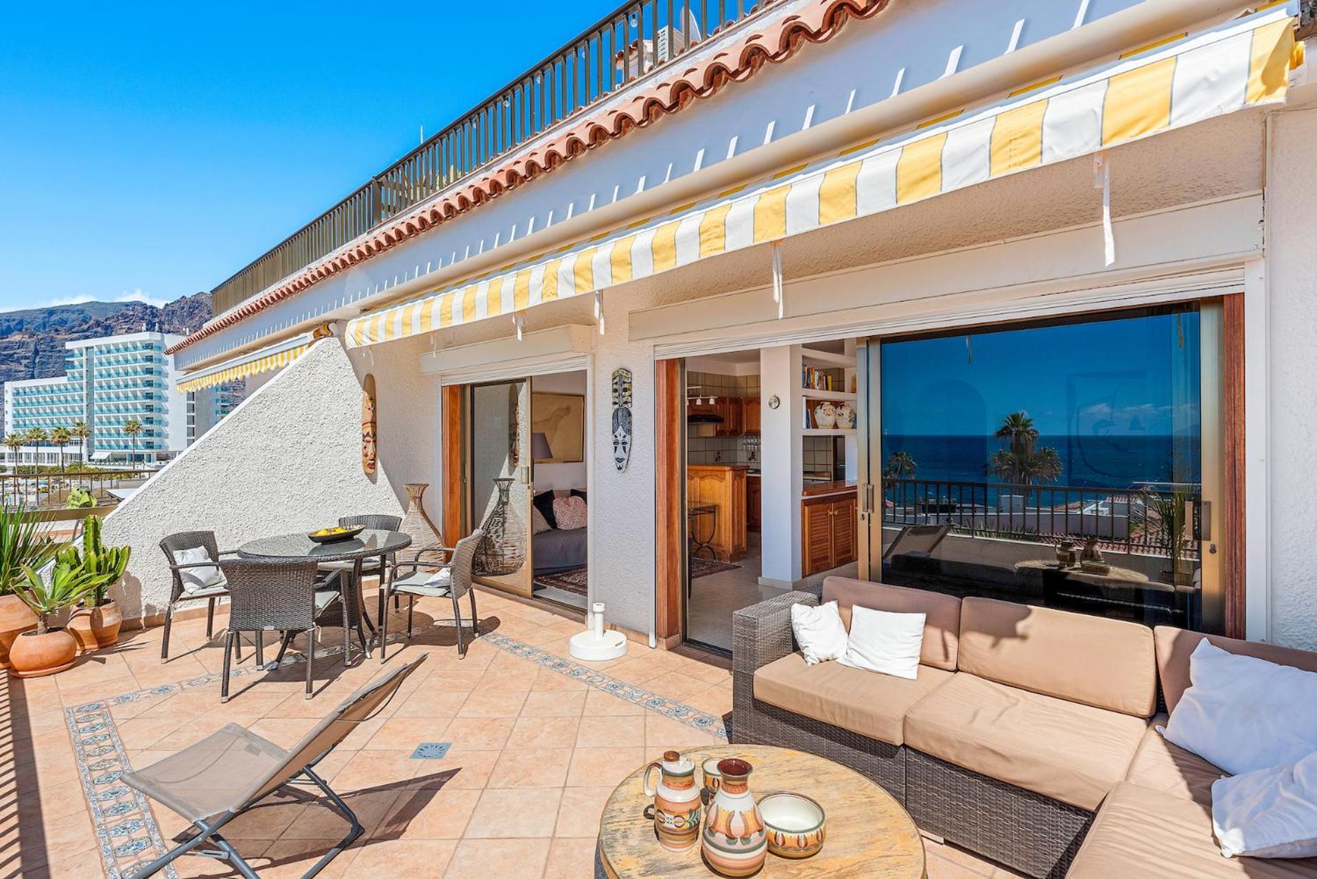 Home With Stunning View By Dream Homes Tenerife Puerto de Santiago  Bagian luar foto